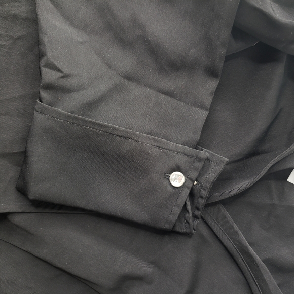 Vintage Newport News Y2K Elegant Flowy Tailored Event Cocktails Party Wrap Dress - Picture 9 of 13